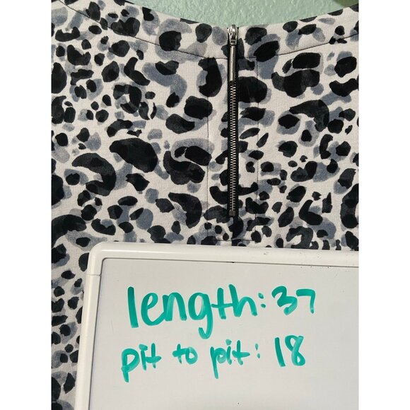 Tommy Bahama Women's Cheetah Print Knee Length Long Sleeve Dress Size Small - Picture 9 of 9